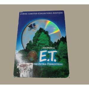 E.T. 2-Disc Limited Collectors Edition DVD Steven Spielberg Film Bonus Features